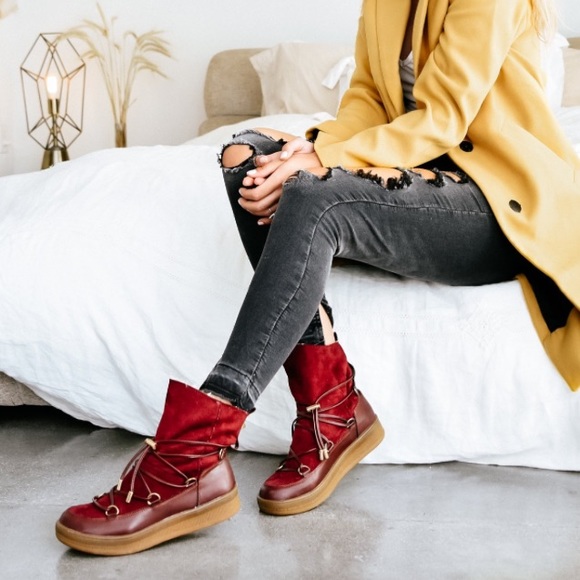 Boots with faux fur - Picture 4 of 5